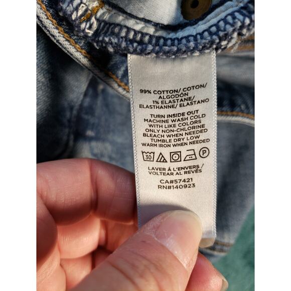 Loft Jeans Size 4 Womens Blue Stretch Pants Ladies Denim Mid Rise Curvy Skinny - Picture 5 of 13